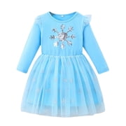devil with the blue dress on song Snowflake Princess Girls Halloween Costume by Teetot