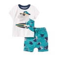 thumbnail image 1 of ATAIKU Toddler and Little Boys 2-Piece Pajamas Short Sleeve Tops and Shorts Summer PJ Set Kid Sleepwear - Skate, 1 of 6