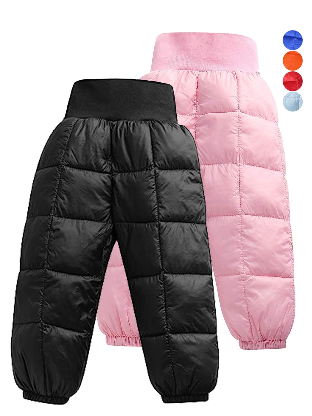 ENFLASH Winter Puffer Snow Pants for Baby Girl BoyToddler Kids Thick