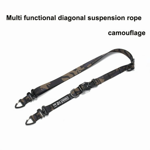 ENFOURCLASS Adjustable Hanging Strap - Convertible Crossbody Rope & Backpack Sling for Outdoor Gear (Length Range)