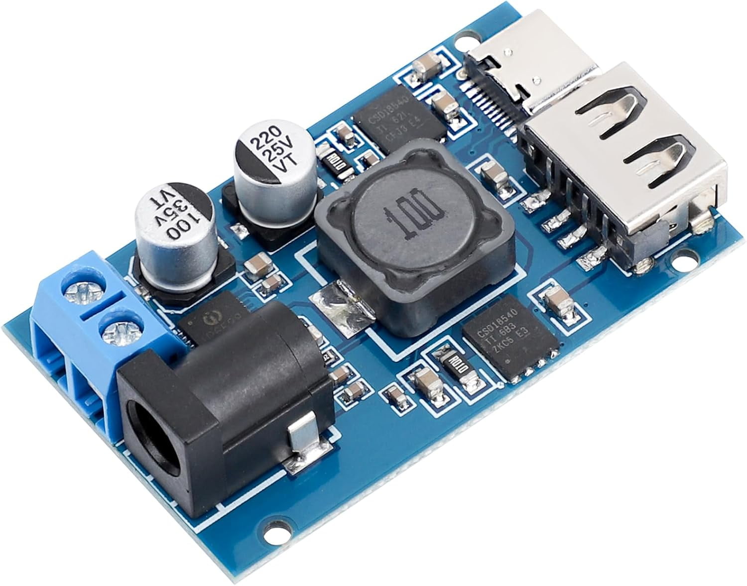 DC-DC Converter 12V/24V naar 5V 5A 25W Voltage Converter voor Automotive Voeding