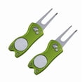 thumbnail image 1 of ENFOURCLASS Foldable 3-in-1 Divot Tool with Groove Cleaner & Ball Marker for Golf Training & Repair, 1 of 10
