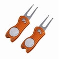 thumbnail image 1 of ENFOURCLASS Foldable 3-in-1 Divot Tool with Groove Cleaner & Ball Marker for Golf Training & Repair, 1 of 10