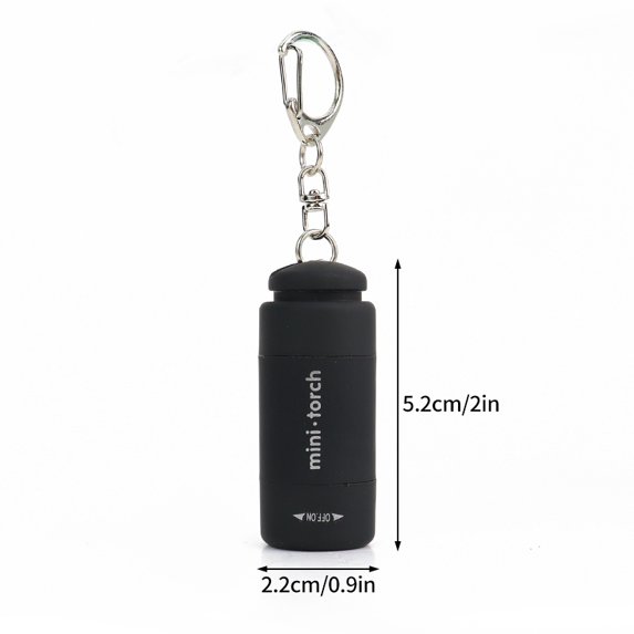 ENFOURCLASS Mini LED Hand Crank Flashlight for Camping and Hiking