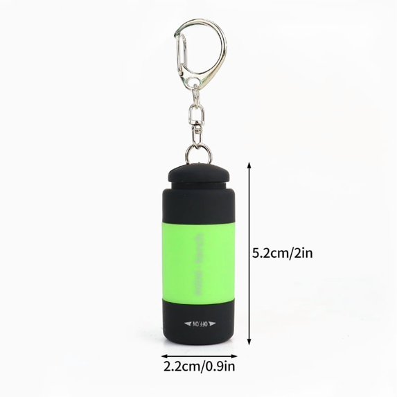 ENFOURCLASS Mini LED Hand Crank Flashlight for Camping and Hiking