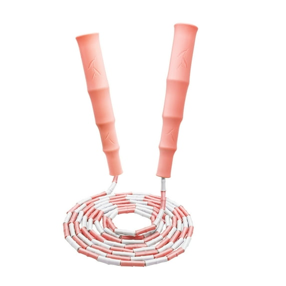 ENFOURCLASS Soft Beaded Skipping Rope | Quiet Plastic Jump Rope for Indoor/Outdoor Fitness Training, HIIT & Gift