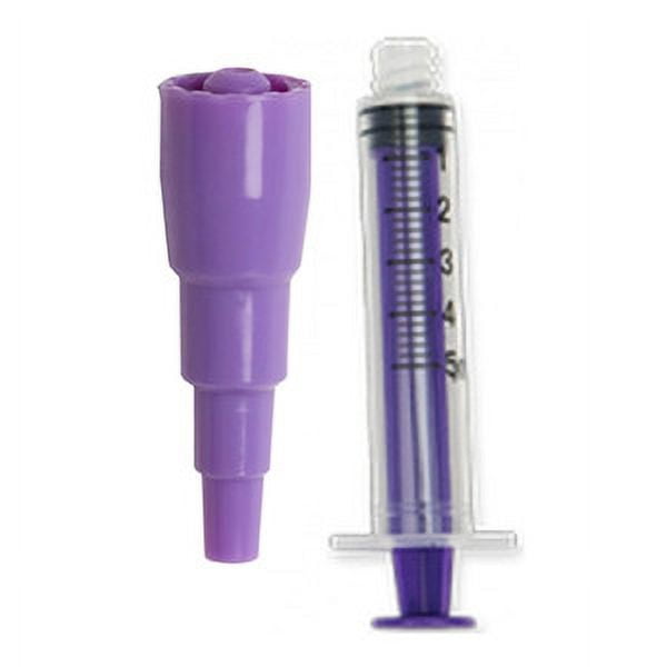 ENFit Tip Syringe with Transition Connector, 5mL