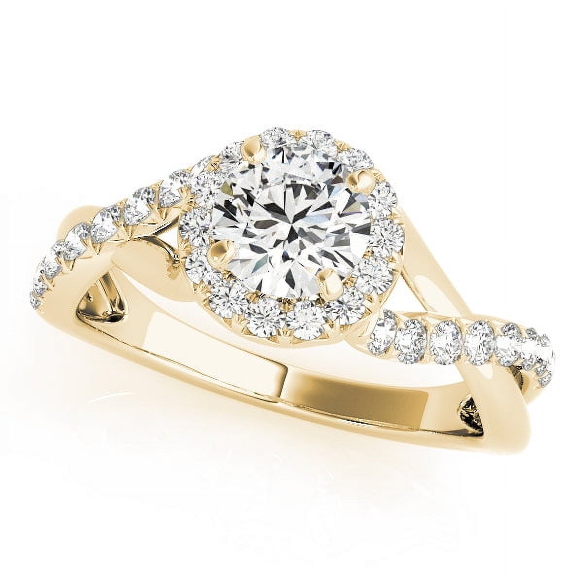 606 Ringe ENGAGEMENT RING WITH FIXED HEAD - Walmart.com