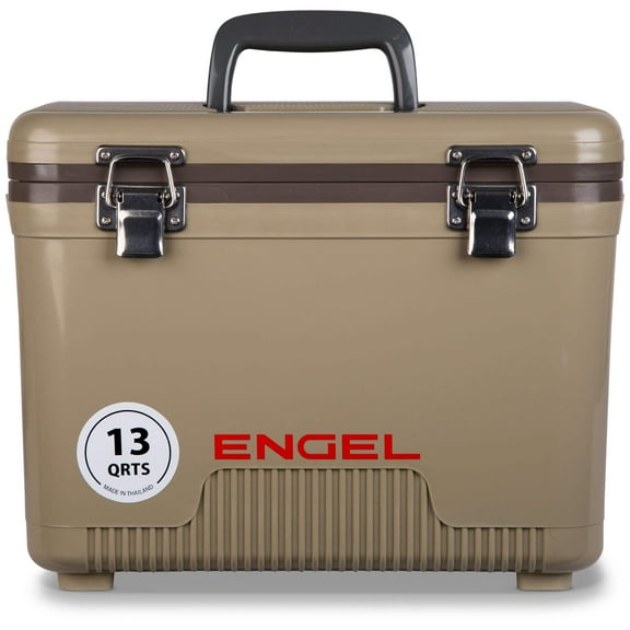 ENGEL 13 Qt Leak-Proof Compact Insulated Drybox Cooler - Tan
