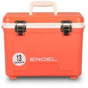 ENGEL 13 Qt Leak-Proof Compact Insulated Drybox Cooler - Coral