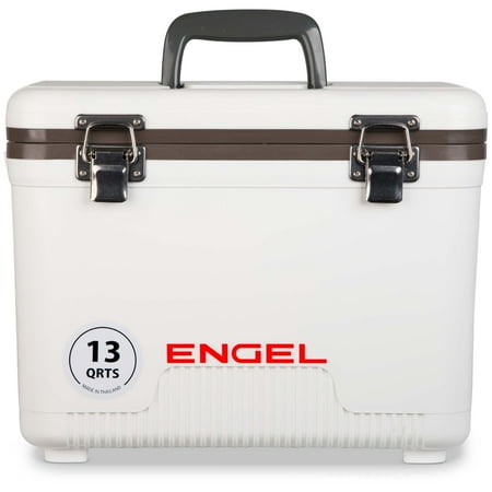 ENGEL 13 Qt Leak-Proof Compact Insulated Drybox Cooler - White