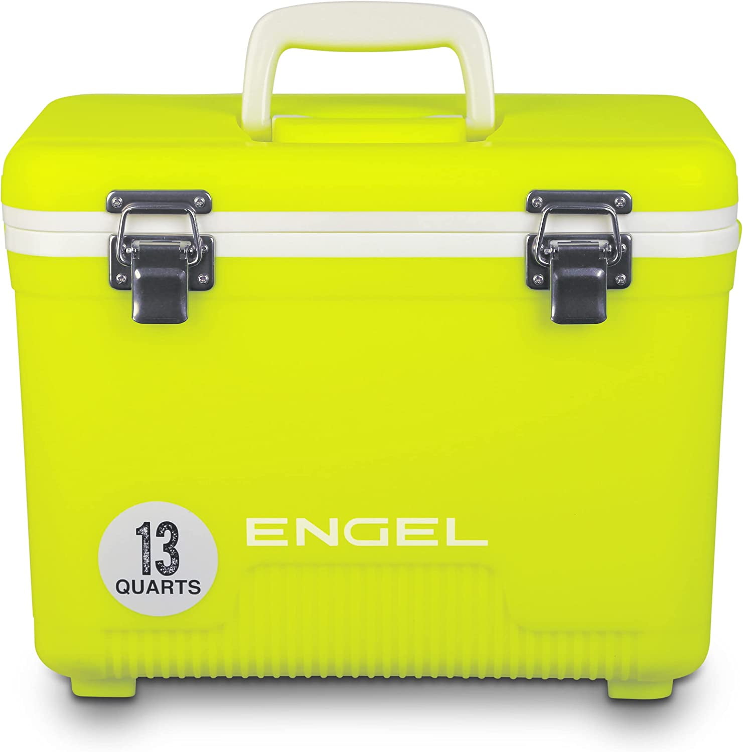 ENGEL 13 Qt Leak-Proof Compact Insulated Drybox Cooler - Yellow  High-Visibility 
