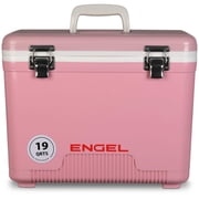 ENGEL 19 Qt Leak-Proof Compact Insulated Drybox Cooler - Pink