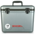 thumbnail image 1 of ENGEL 19 Qt Leak-Proof Compact Insulated Drybox Cooler - Silver, 1 of 11