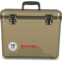ENGEL 19 Qt Leak-Proof Compact Insulated Drybox Cooler - Tan