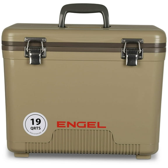 ENGEL 19 Qt Leak-Proof Compact Insulated Drybox Cooler - Tan