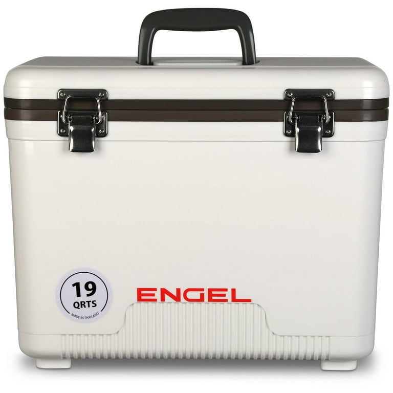 ENGEL 19 Qt Insulated Drybox Cooler with Ice Foam - Leak-Proof and