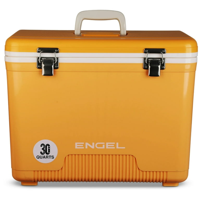 ENGEL 30 Qt Leak-Proof Compact Insulated Drybox Cooler - Iced Mango 