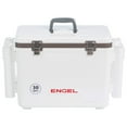 thumbnail image 1 of ENGEL 30 Qt Leak-Proof Insulated Drybox Cooler with 4 Rod Holders - White, 1 of 9
