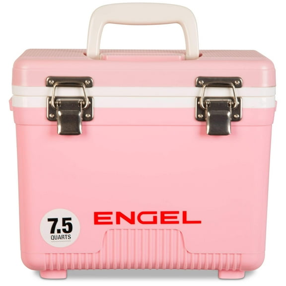 ENGEL 7.5 Qt Leak-Proof Compact Insulated Drybox Cooler - Pink
