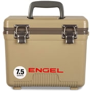 ENGEL 7.5 Qt Leak-Proof Compact Insulated Drybox Cooler - Tan