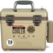ENGEL 7.5 Qt Live Bait Pro Cooler with Rechargeable Aerator - Tan 7.5 Qt