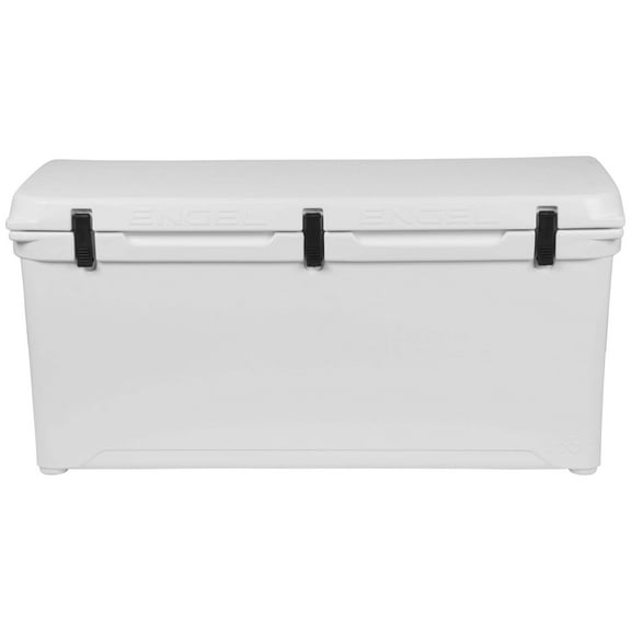 ENGEL High Performance 167-Qt Durable Rotomolded Airtight Hard Ice Cooler, White