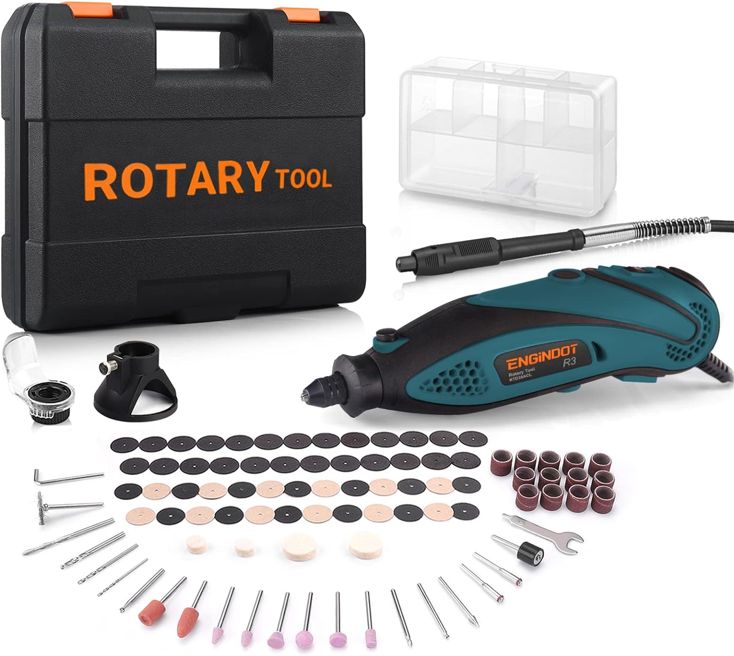 WEN Rotary Tool Kit with Flex Shaft, 2305