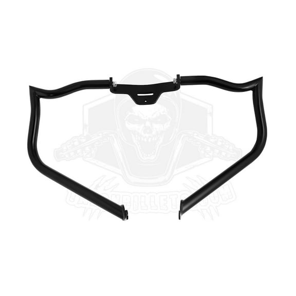 ENGINE GUARD HIGHWAY CRASH BAR 4 HARLEY FAT BOY SOFTAIL HERITAGE 2018-2025 BLACK
