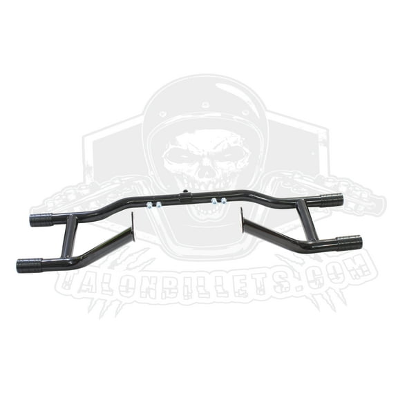 ENGINE GUARD HIGHWAY CRASH BAR 4 HARLEY TOURING ROAD GLIDE STREET FL 1.5" 1997-2008 BLACK