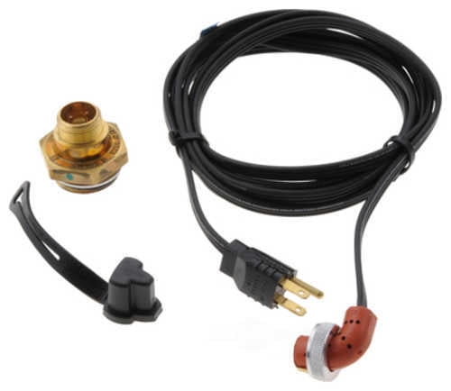 Zerostart 3100105 Engine Heater, 500W 120V 38mm, Mercedes Benz, Brass