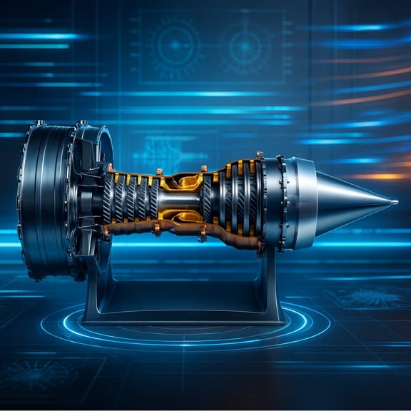 ENGINEKIT TR900 Turbofan Engine Model Kit Adjustable Speed and Colorful Lighting Engine Model