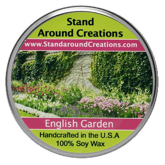 ENGLISH GARDEN TUREEN 3-OZ. ALL NATURAL SOY CANDLE