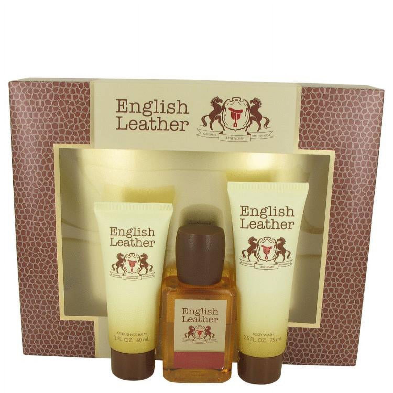 ENGLISH LEATHER by Dana Men Gift Set 3.4 oz Cologne Body Spash