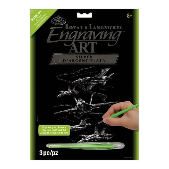 SILF Series | Engraving Art™ 8" x 10" Silver Foil Projects