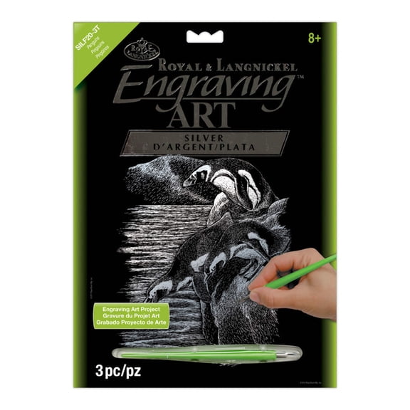 SILF Series | Engraving Art™ 8" x 10" Silver Foil Projects