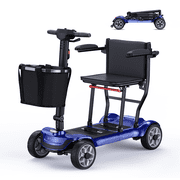 ENGWE Ease 2 pro Mobility Scooter for Seniors,Foldable 4 Wheel Mobility Scooter with 270W Motor 24V 16A Single Li-ion Battery,Max 15 mi Range & 5 mph Speed,Climbs 15 Slopes