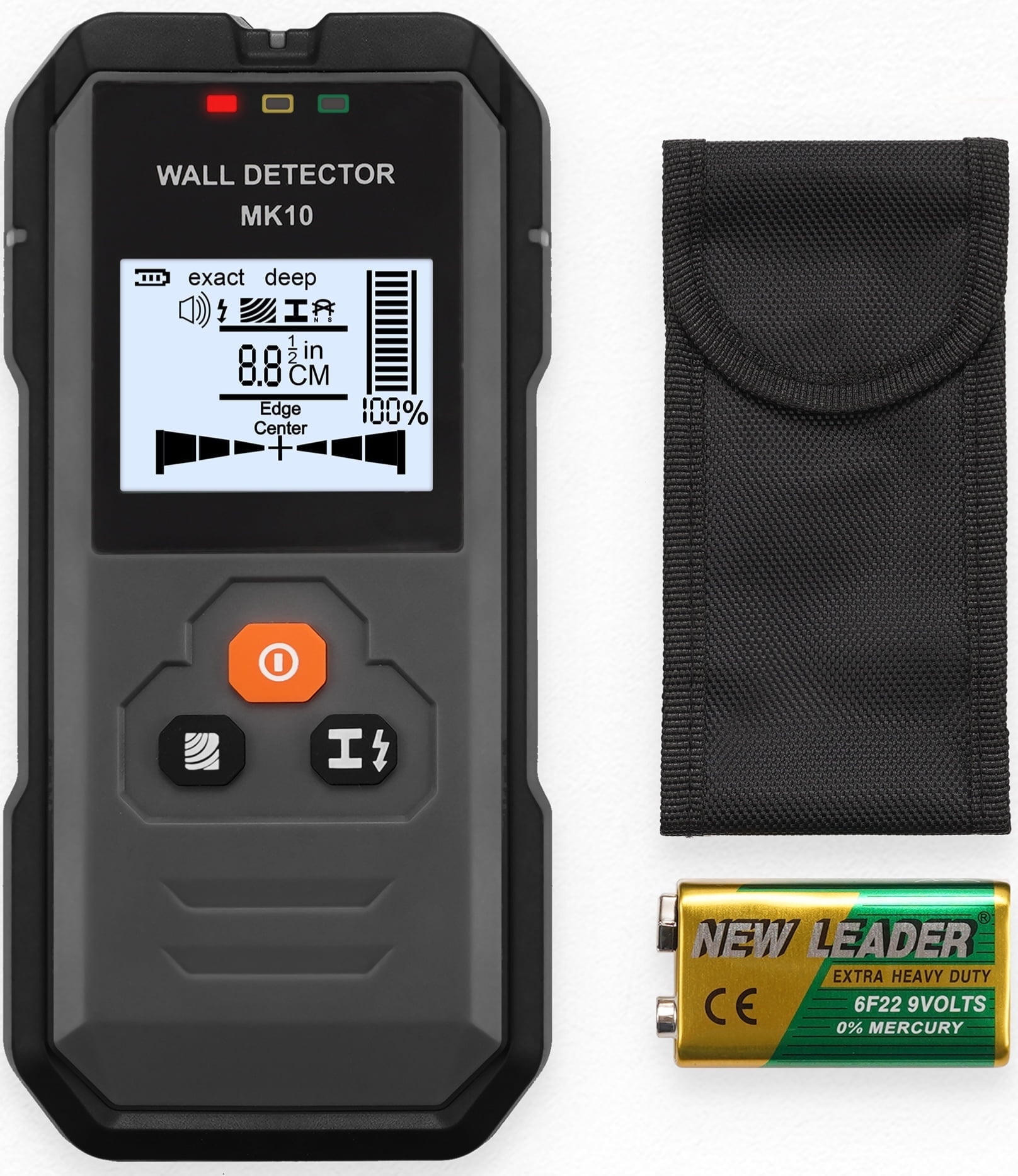 Magnetic Tool Scanner 2-Pack Magnetic Stud Finders - 27 Lb Pull Power Wall Scanner For Drywall & Wood 27 Pound Pull Magnetic Stud Finder For Drywall Detection