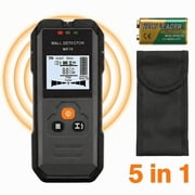 Naipo Stud Finder Wall Scanner - 5 in 1 Deep Electrical Stud Detector with HD LCD Display, Precision Stud Sensor Beam Finders for the Center and Edge of Wood AC Wire Metal Studs Joist Pipe