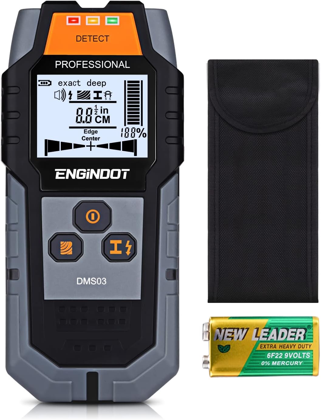 Franklin Sensors ProSensor M90 Stud Finder with 9Sensors, AAA Battery