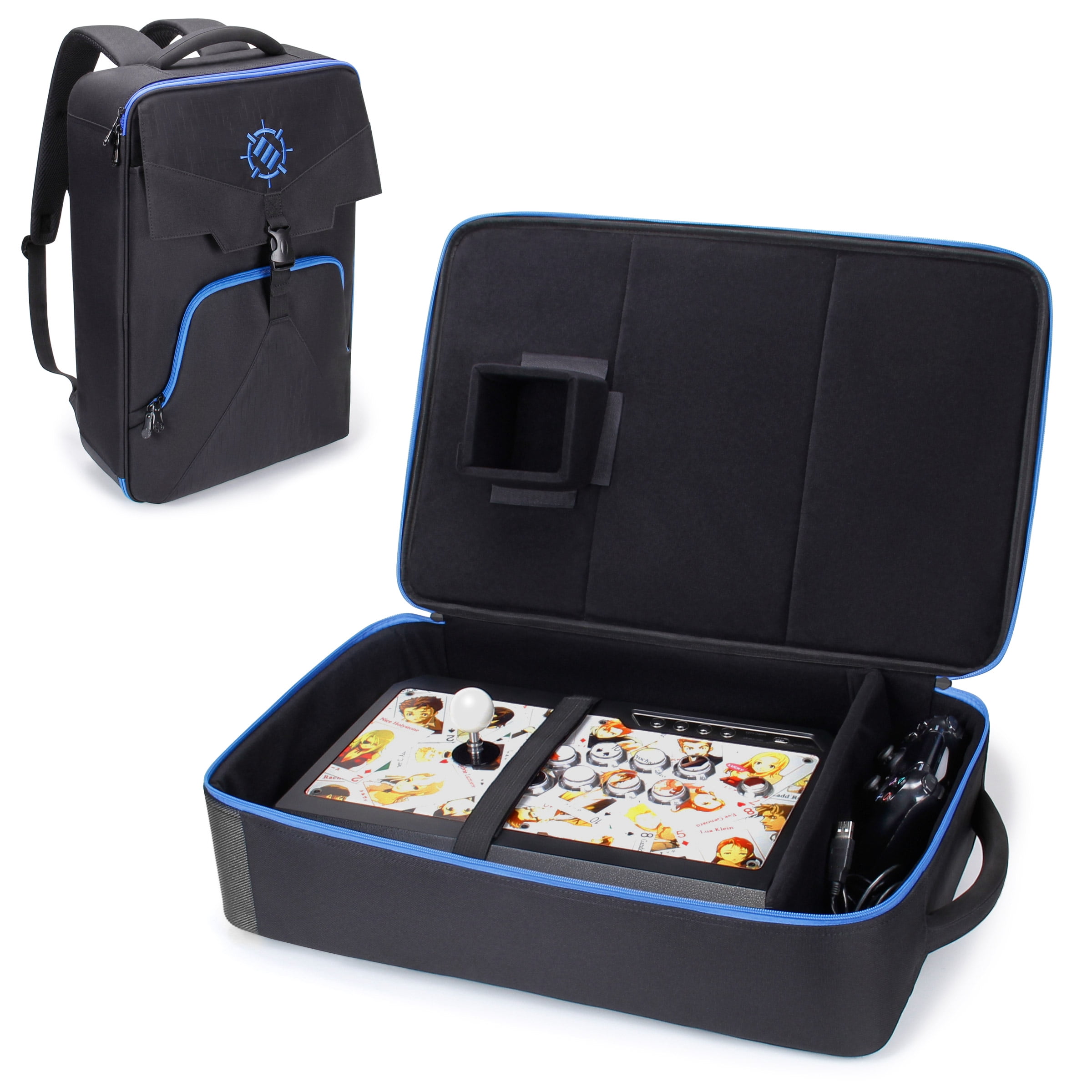 ENHANCE Arcade Fight Stick Backpack Travel Bag Gaming Joystick