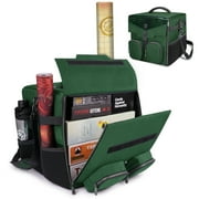 ENHANCE Collectors Edition Board Game Shoulder Bag - Game Storage with Pockets Dragon Green