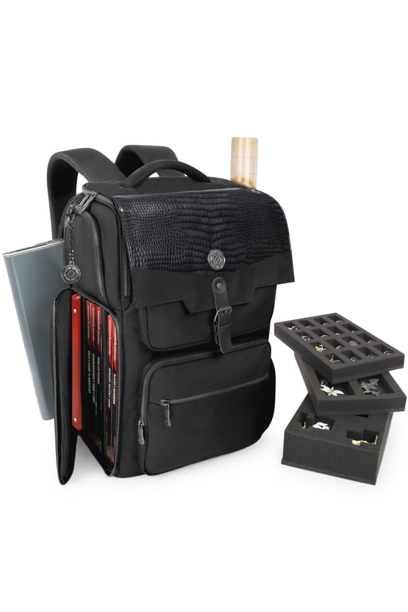 Collector's Edition DnD Backpack - RPG DM Bag for Dungeons and Dragons fits 6-8 Books