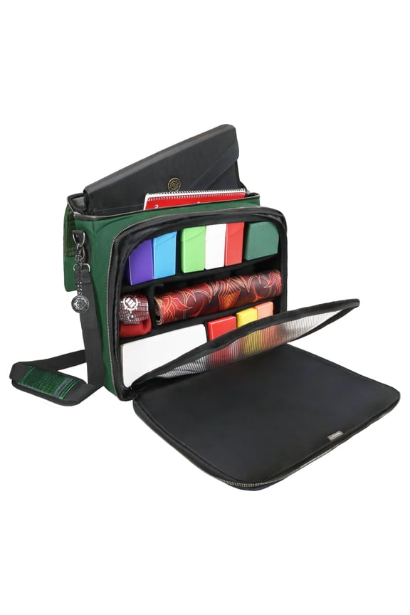 Collector's Edition MTG Bag for Deck Box, Binder - Customizable Interior (Dragon Green)