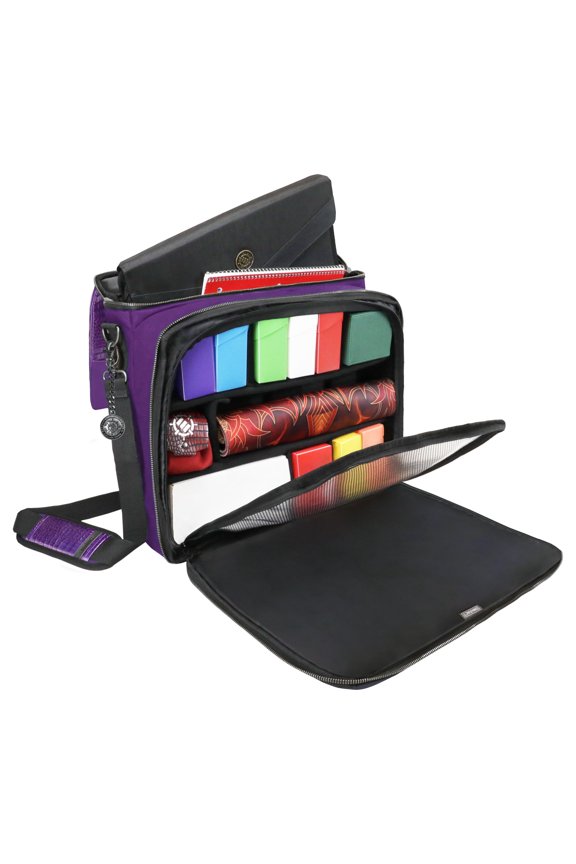 Collector's Edition MTG Bag for Deck Box, Binder - Customizable Interior (Dragon Purple)