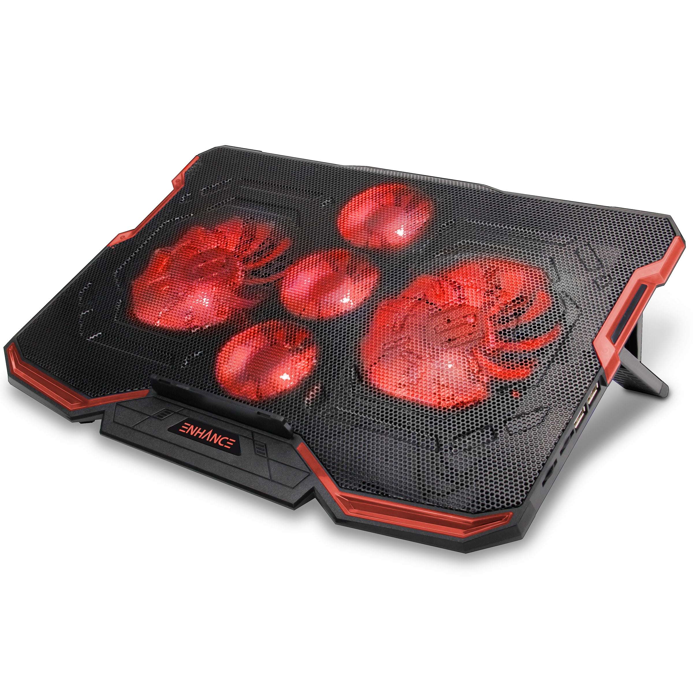 COOLCOLD 15.6-17.3 Laptop Cooling Pad with 6 Quiet Fans 2 USB