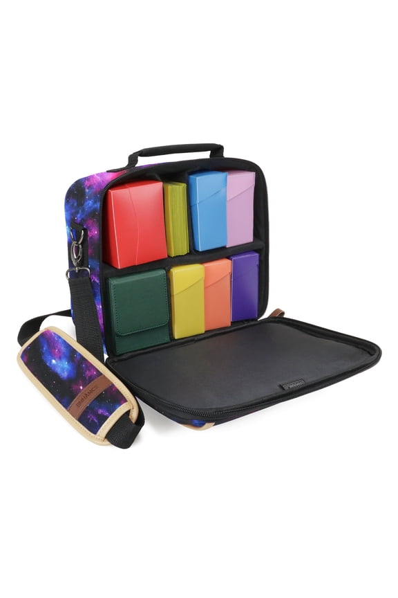 Designer Edition Compact MTG Bag Compatible with Magic the Gathering, Pokemon (Galaxy)