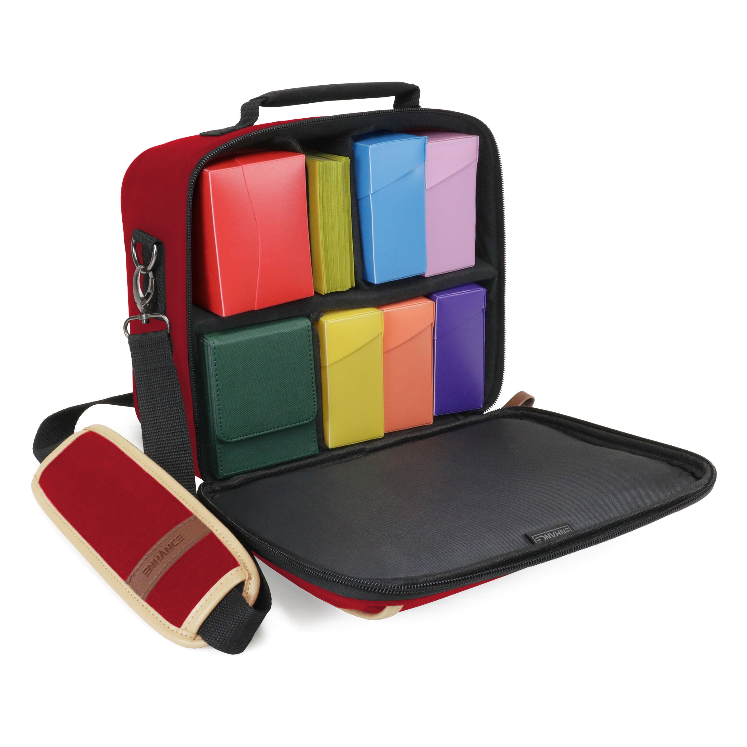 mtg card carrying bag The Mox BoxThe Mox Box | Deck Box for 5-6 Commander Decks wrist straps carrying your cards to all your gamer gatherings is a snap Finally found my ideal bag