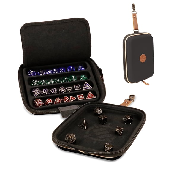 ENHANCE Designer Edition Dice Tray - Stylish Dice Case for 28+ Dice