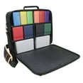 thumbnail image 1 of ENHANCE Designer Edition TCG Bag for Deck Boxes MTG, Dice, Playmat - Customizable Dividers (Black), 1 of 8